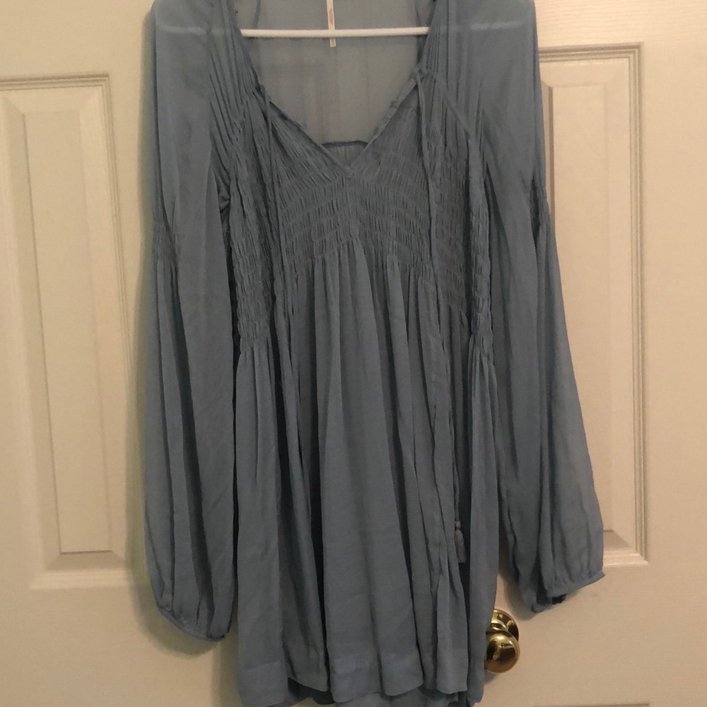Free people dusty blue tunic